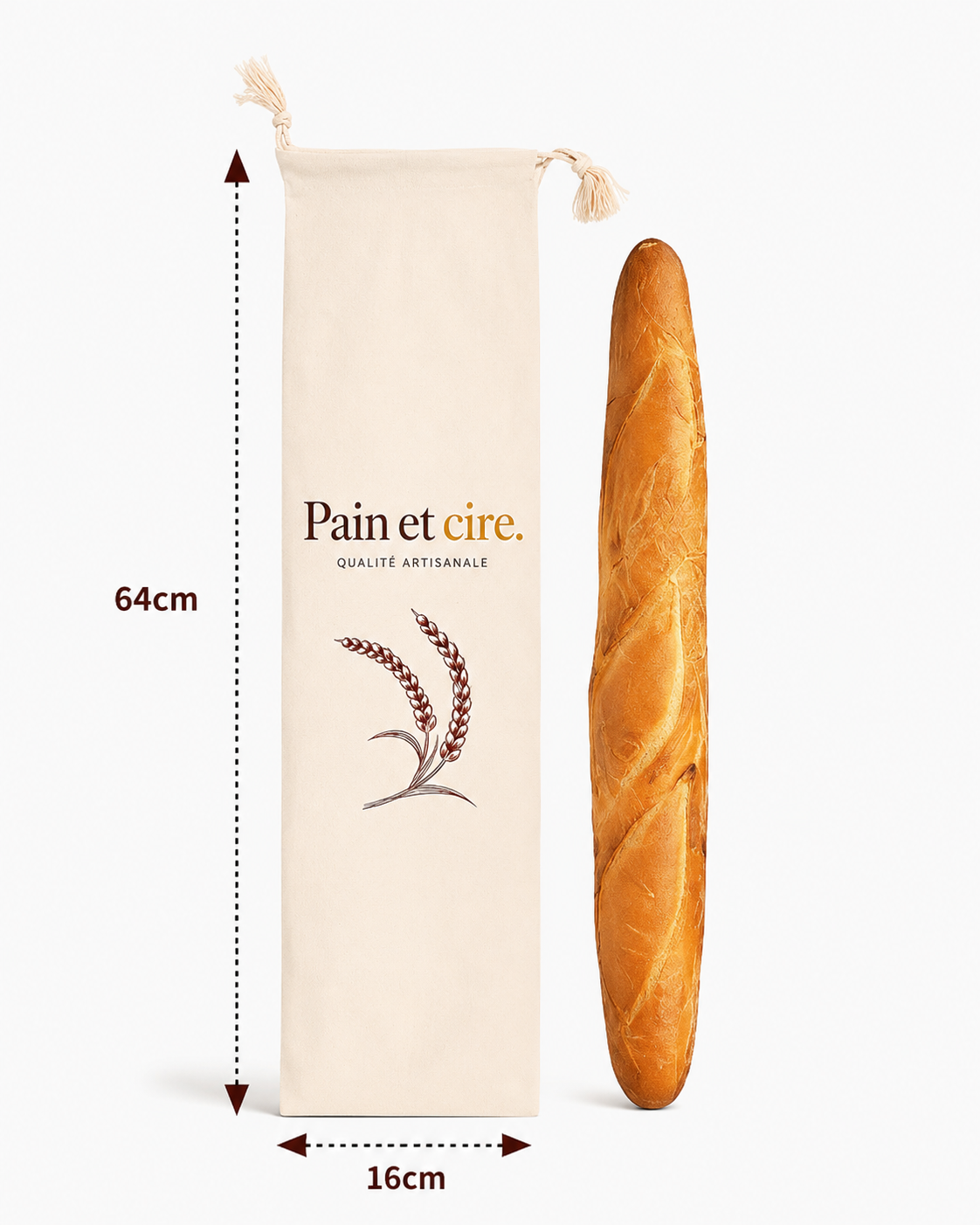 Sac baguette Pain et cire