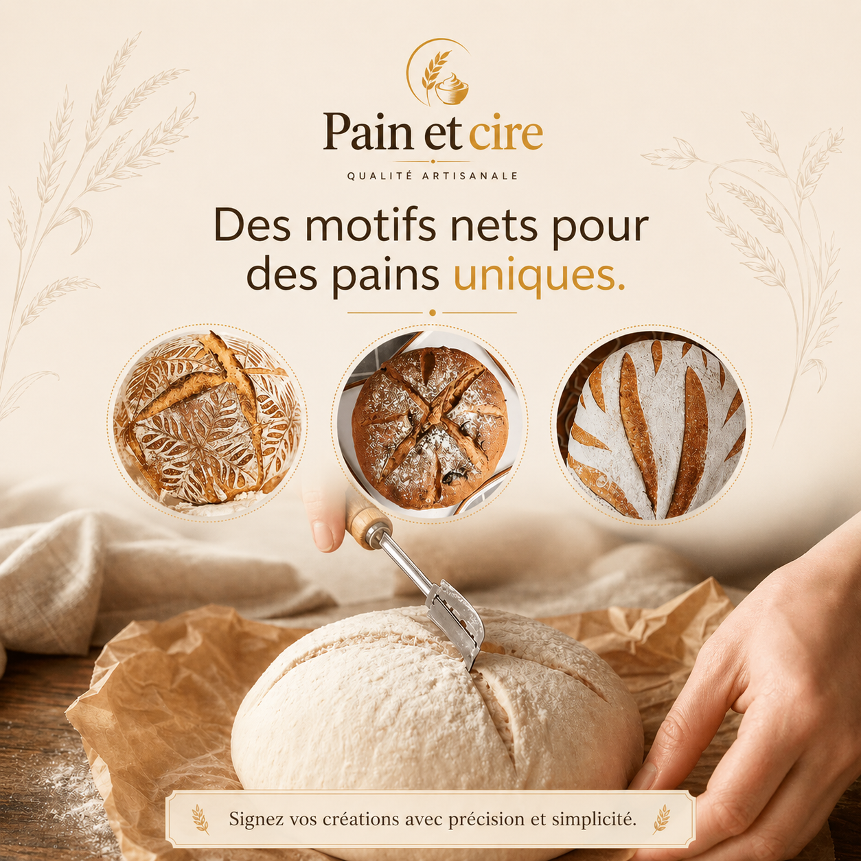 La Lame à pain artisanale de Pain et Cire