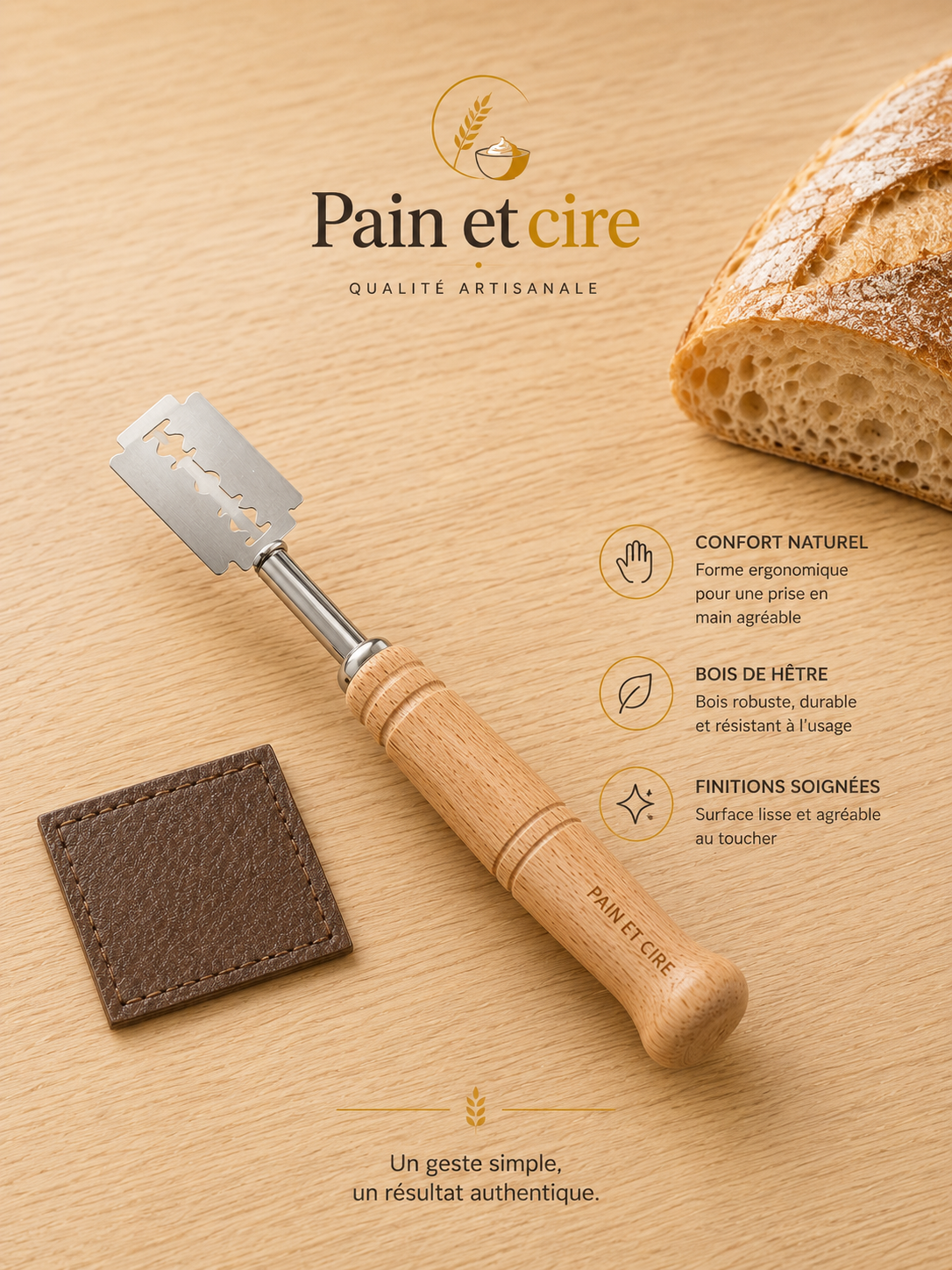 La Lame à pain artisanale de Pain et Cire