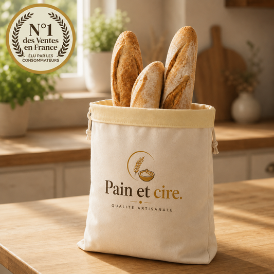 Sac Pain et cire. (30cm x 40cm)