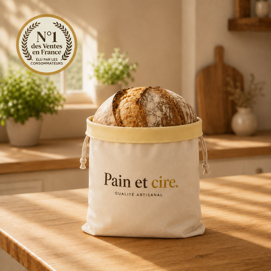 Sac à Pain en Cire d'Abeille de chez Pain et Cire